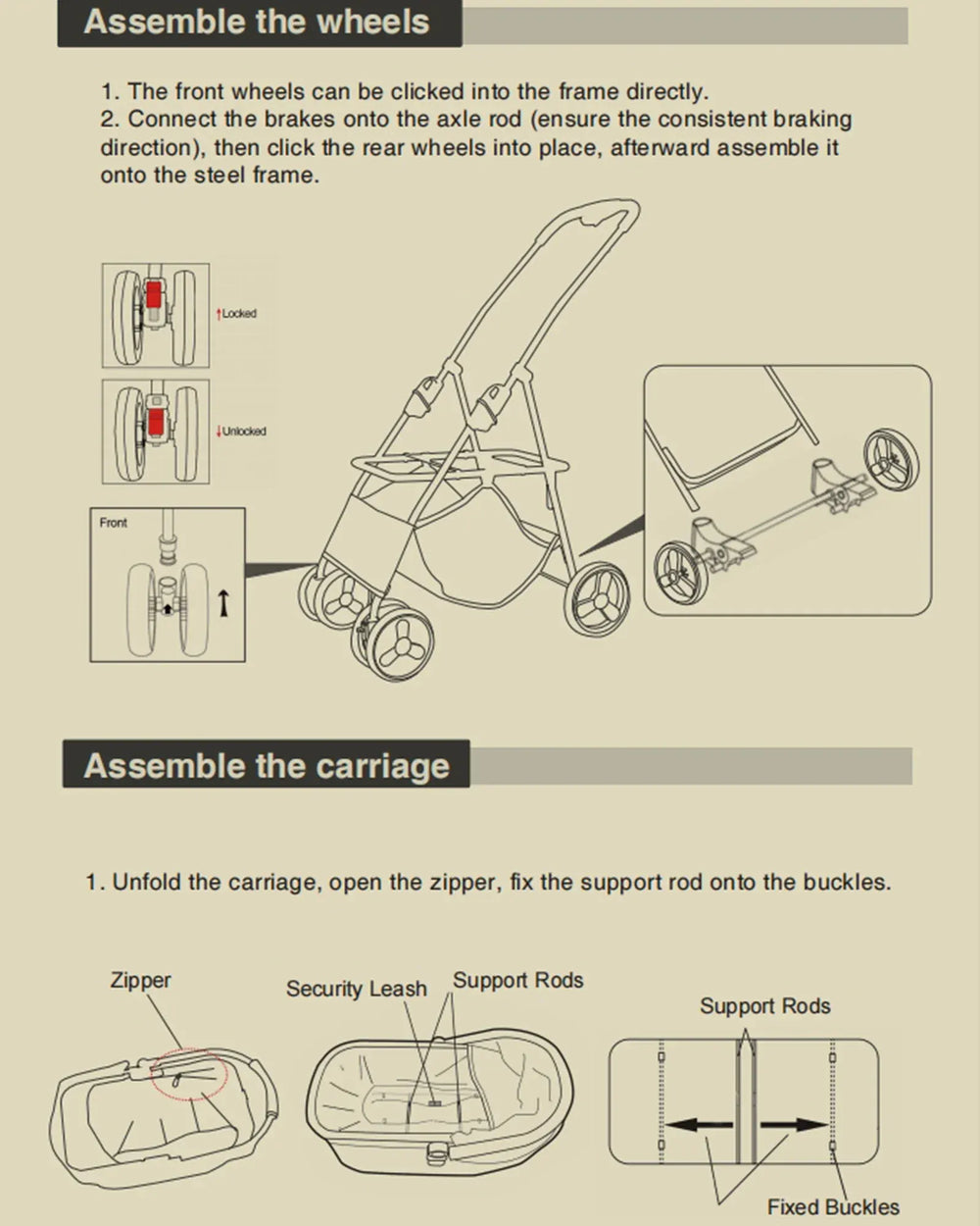 Wedyvko Luxury Pet Stroller - Detachable 4-Wheel Dog Stroller with Cup Holder, One-Click Folding Design & Travel Carrying Bag