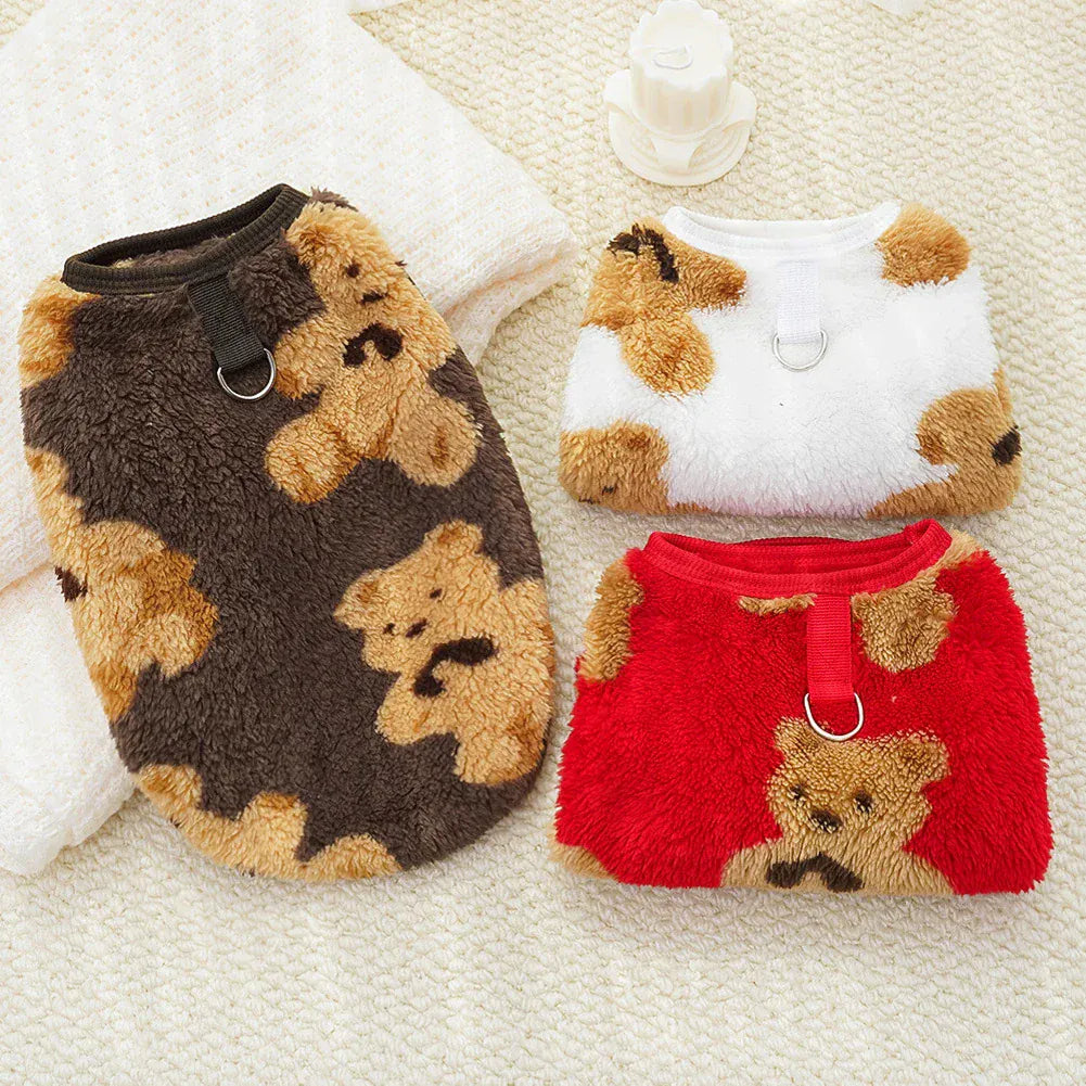 Winter Pet Flannel Coat | Warm Dog & Cat Pajamas for Small to Large Breeds – M to 7XL, 5-35kg