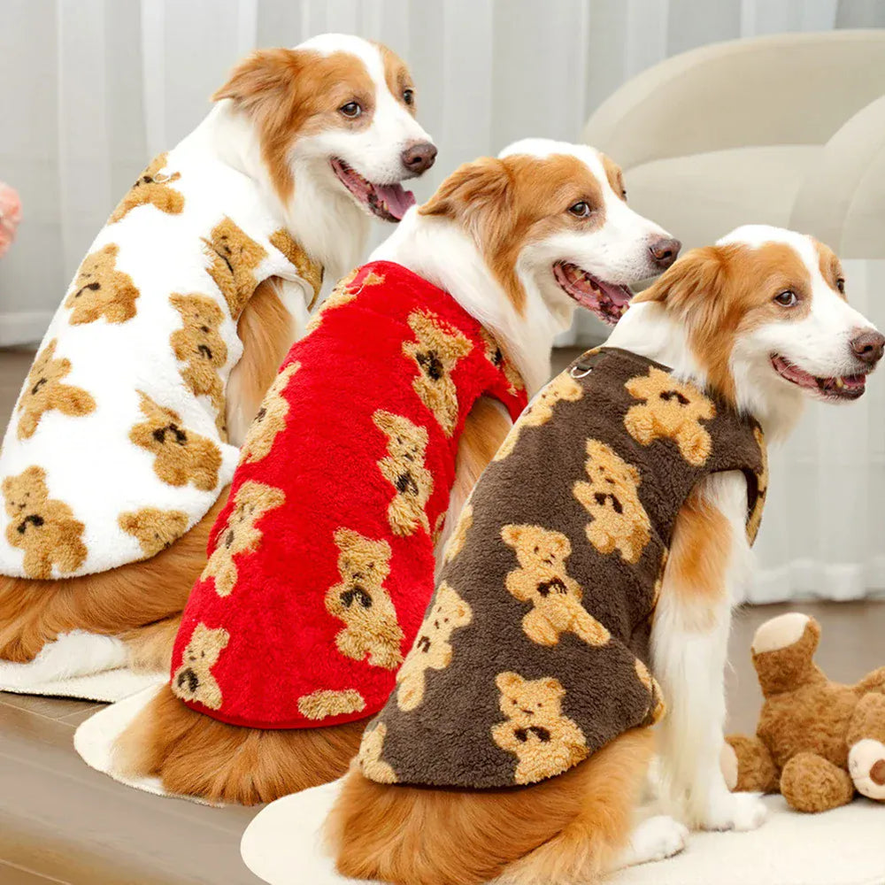 Winter Pet Flannel Coat | Warm Dog & Cat Pajamas for Small to Large Breeds – M to 7XL, 5-35kg