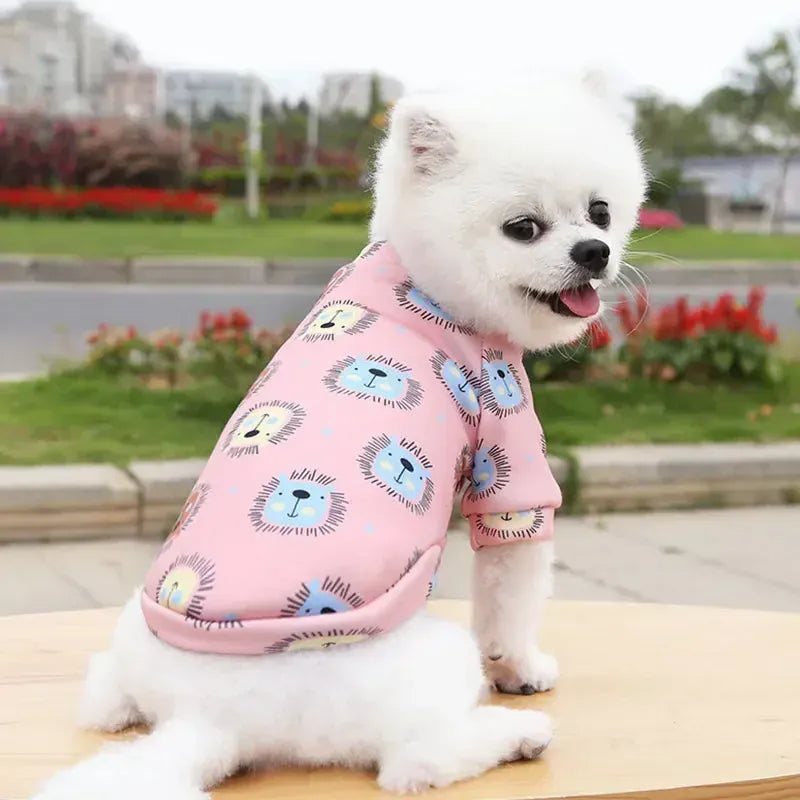 Winter Warm Small Dog Hoodie | Soft Pet Sweatshirt for Bulldogs, Chihuahuas & Shih Tzus | Cozy Puppy & Cat Pullover Coat